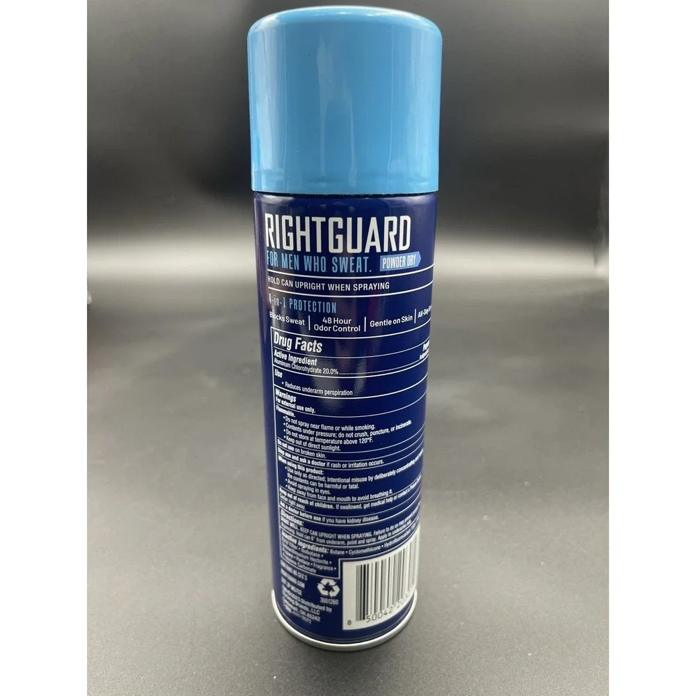 Right Guard Sport Edition Spray Antiperspirant Powder Dry 6oz 48Hr